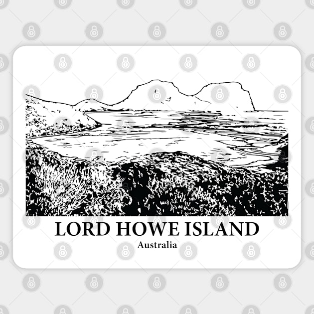 Lord Howe Island Group - Australia Magnet by Lakeric